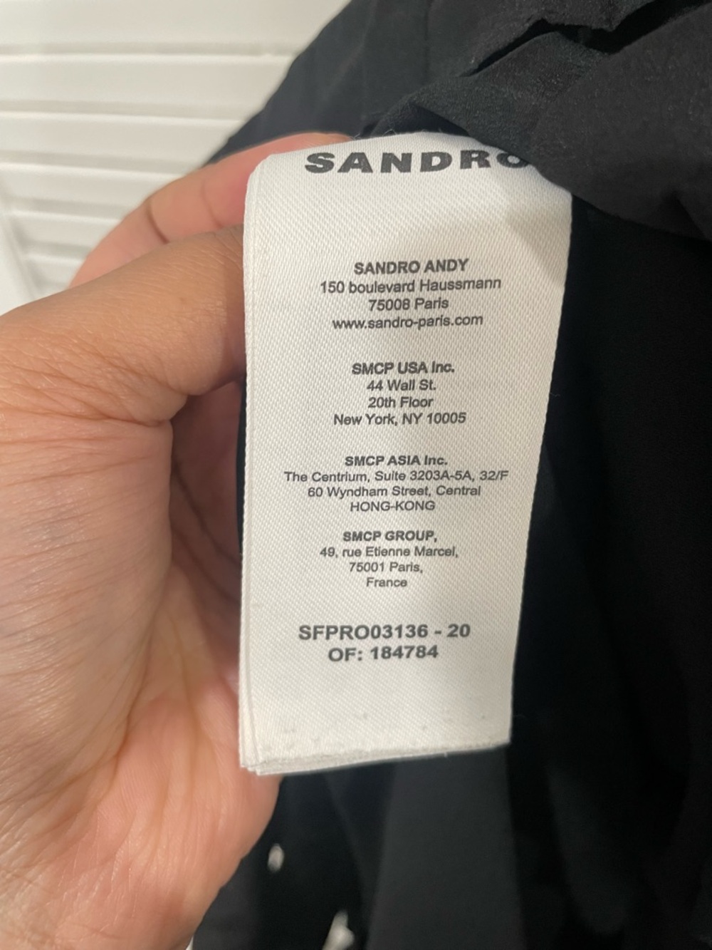 SANDRO Paris Black Sleeveless Asymmetric Button Mini Dress - Picture 10 of 13